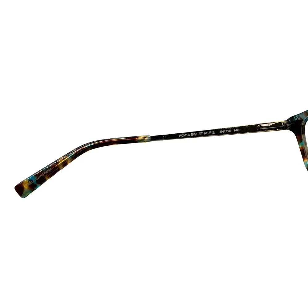 Hard Candy Sweet As Pie HCV18 Eyeglasses Frames Brown Blue Tortoise 54-16-140